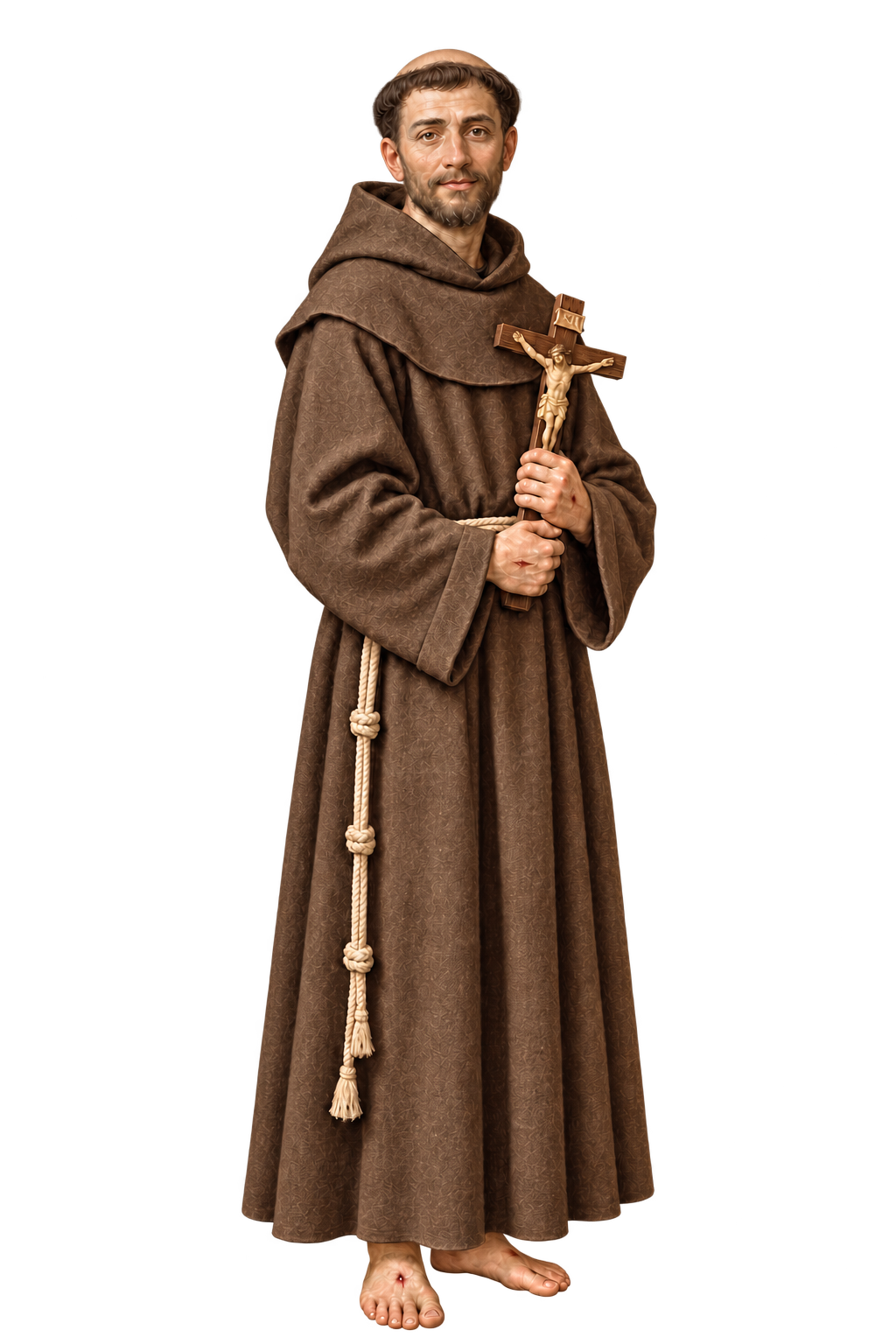 Illustration of Saint Francis of Assisi